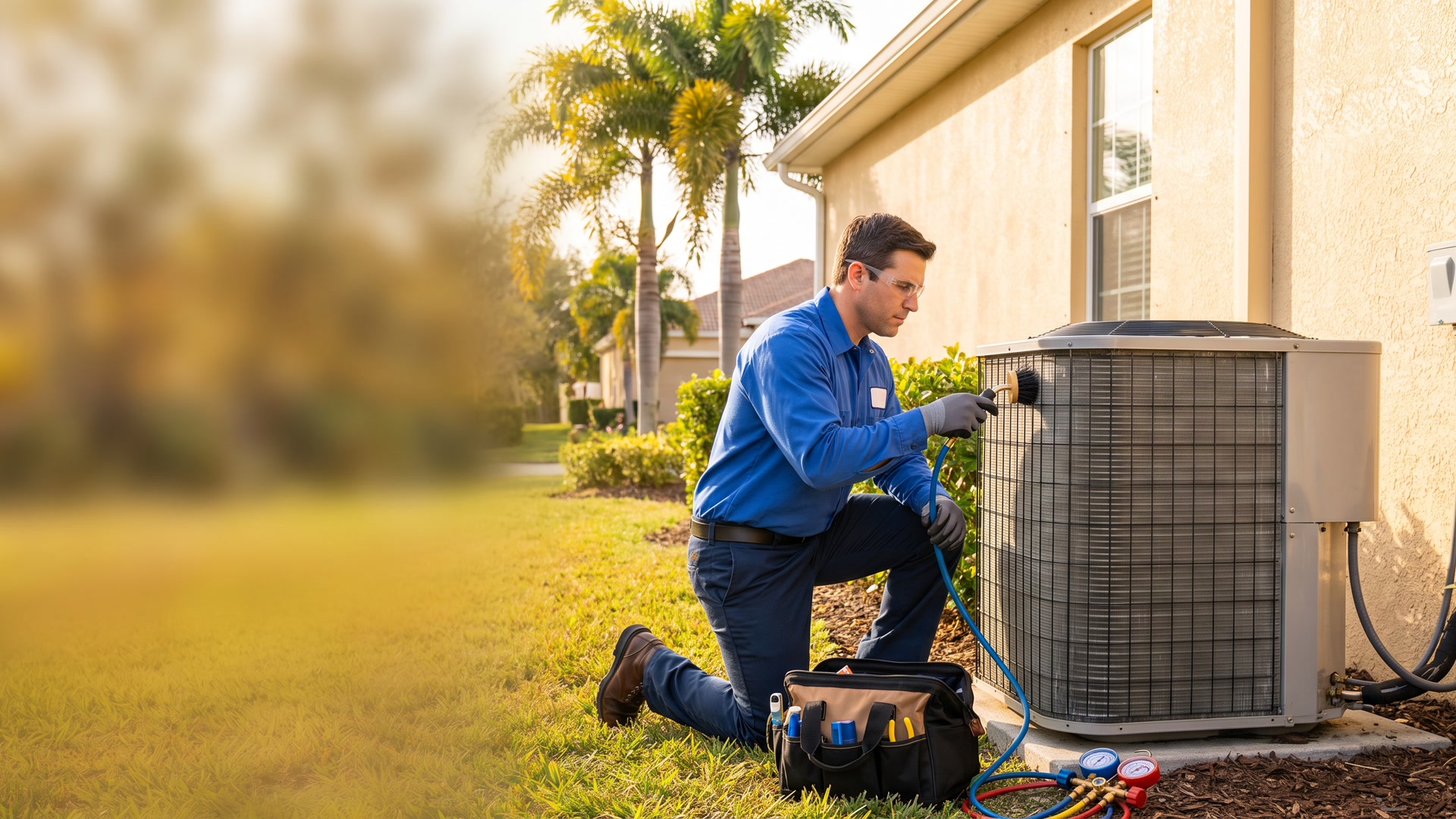 Air conditioner tune-up and maintenance service