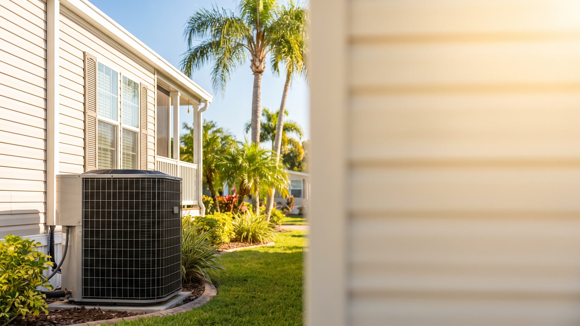 Mobile home air conditioning unit service